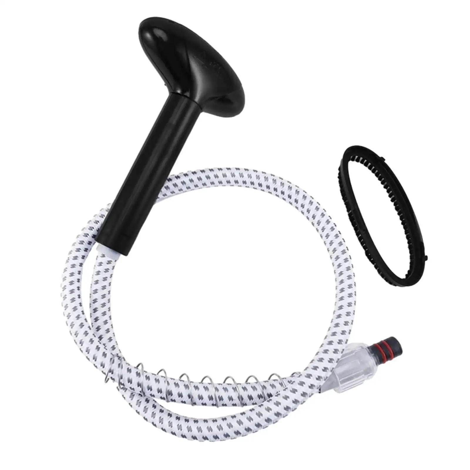Garment Steamer Guide Hose Steam Nozzle, Replacement Steamer Snap Types Universal with Brush Head