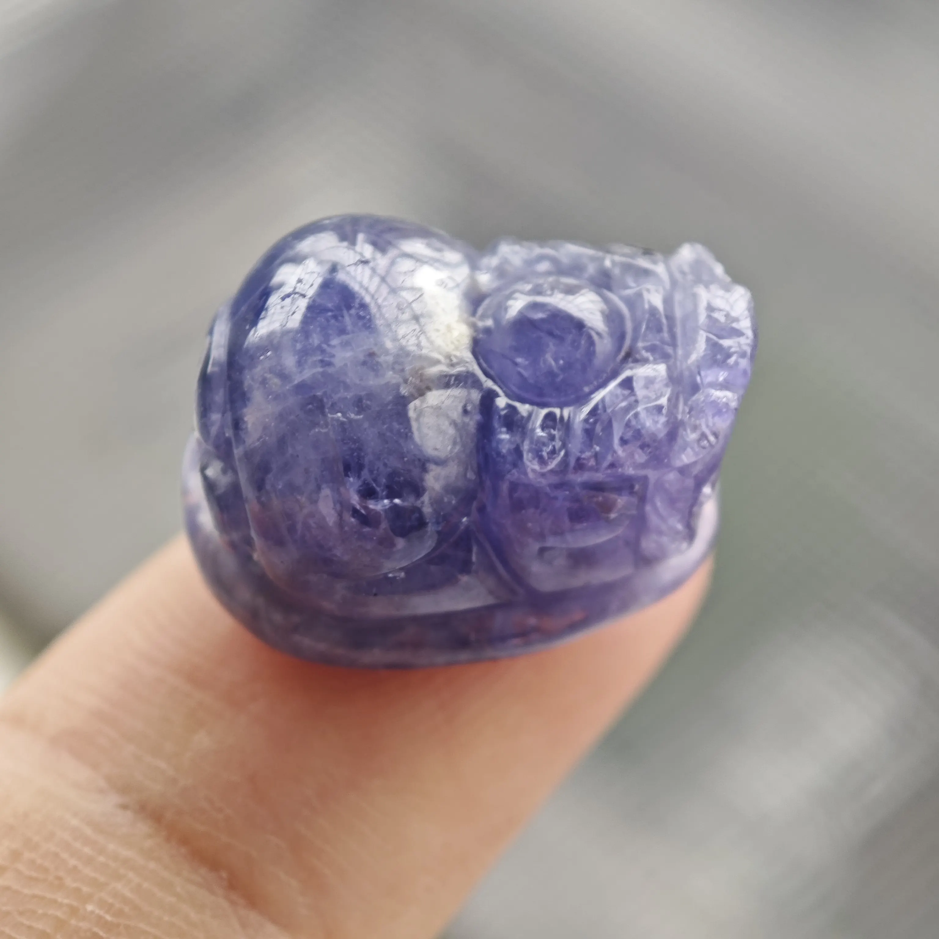 

Подлинный натуральный синий танзанит Танзания Кулон 17x13 мм Синий танзанит Pi Xiu Бусины Подвеска Редкий целебный камень Женщина AAAAAA