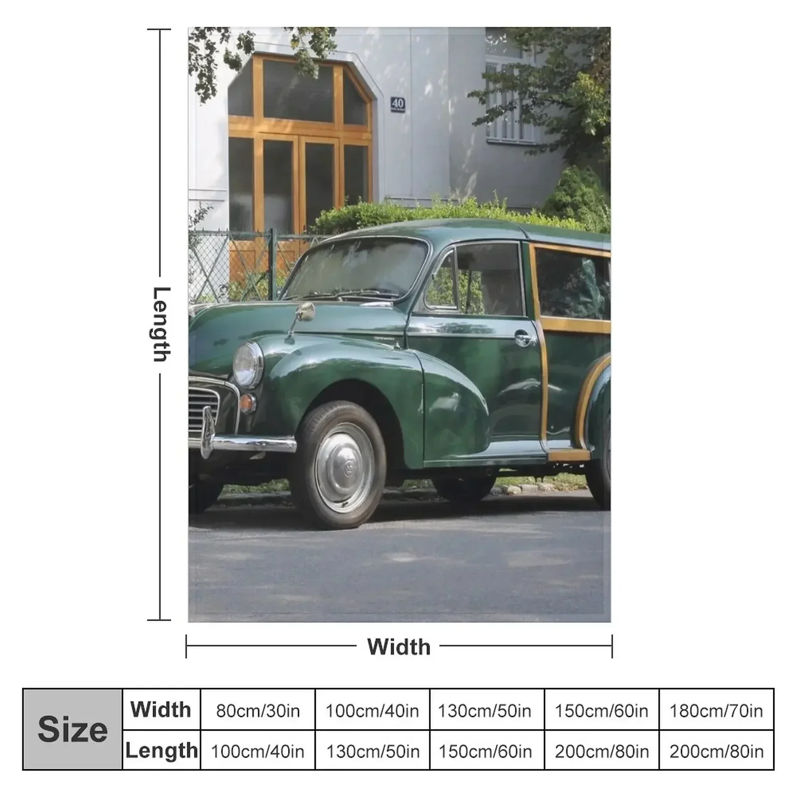 Morris Minor 1000 Traveller Throw Blanket Giant Sofa For Decorative Sofa Blankets