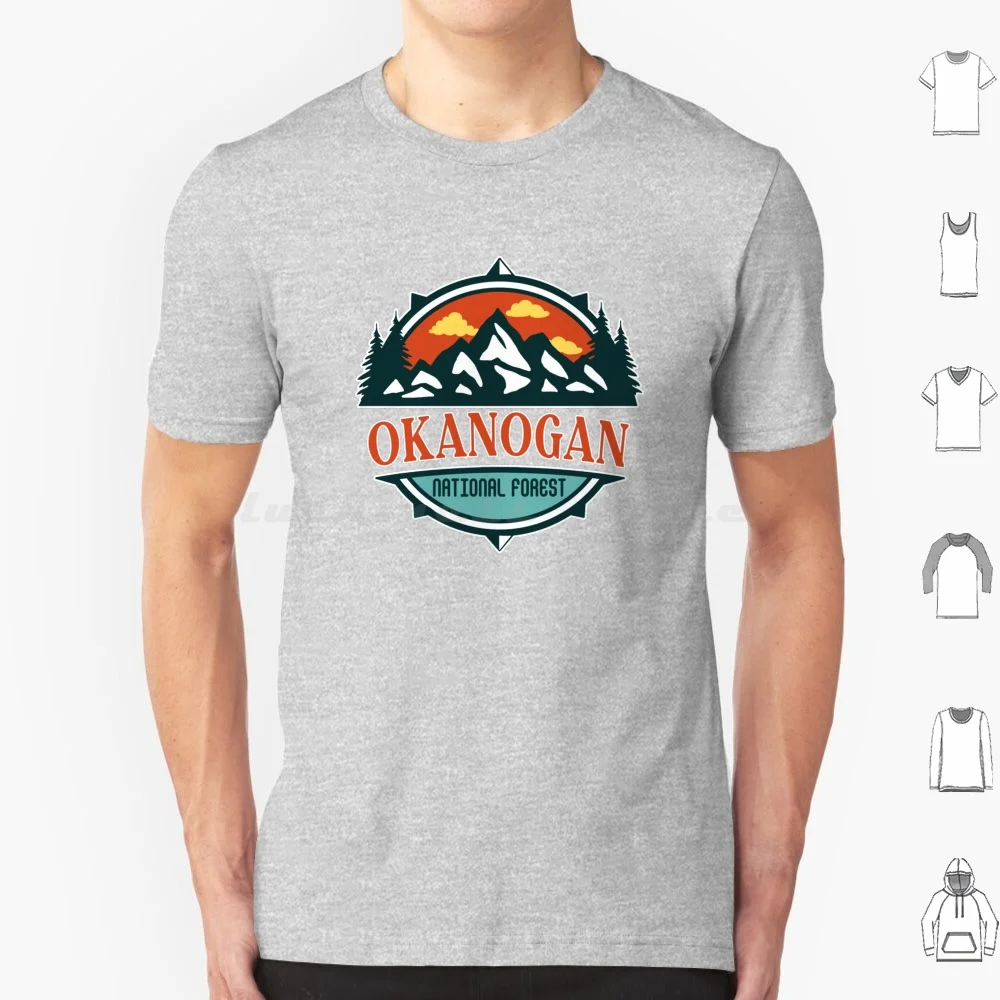 

Футболка Okanogan National Forest для мужчин, женщин и детей, 6xl, Окаган, Национальный лес, Окаган, Национальный лес, Окаган Вэньчо