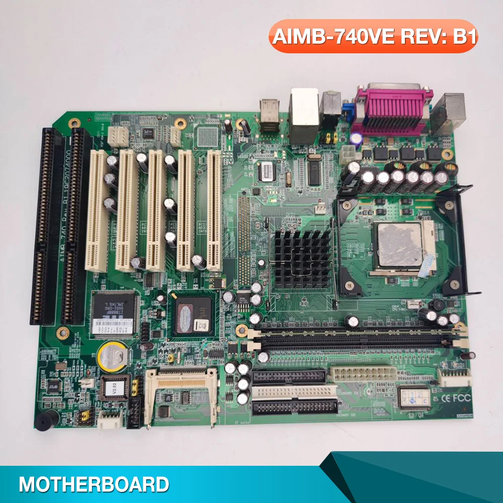 Industrial Control Motherboard Original For Advantech AIMB-740VE REV: B1