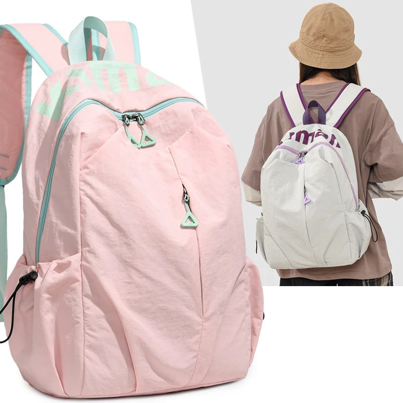 

Outdoor sports backpack for women, large capacity, lightweight, suitable for laptop, commuting bag, student casual backpack, tra