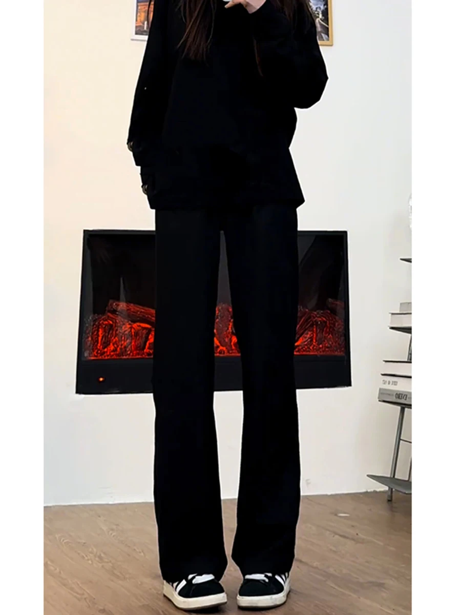 

Мужские брюки Cleanfit Slim Straight: прямые, с высокой талией, повседневные, весенние, модные, струящиеся, для создания молодежного образа