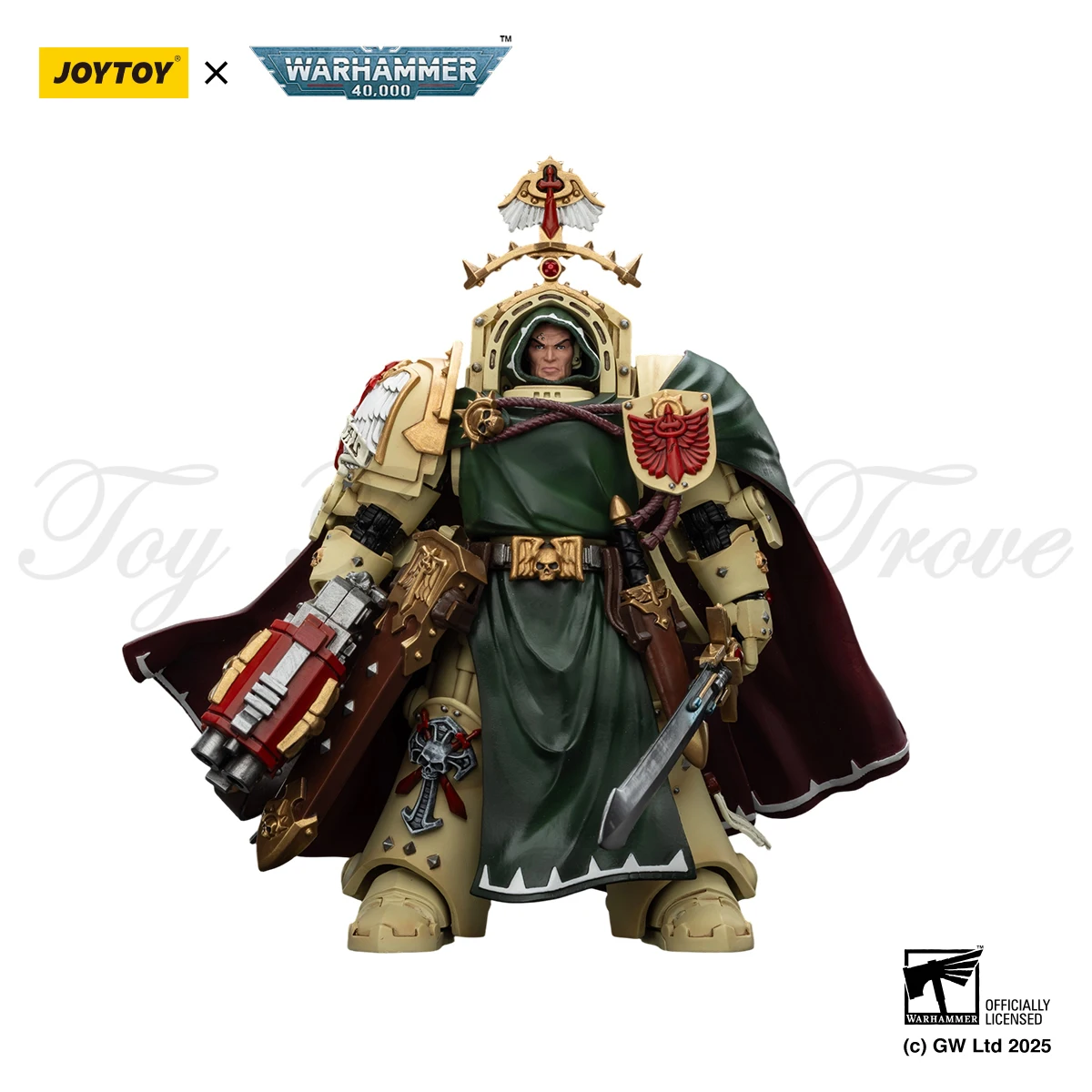 [NA STANIE] JOYTOY Warhammer 40k Figurka Akcji 1/18 Dark Angels Belial, Wielki Mistrz Skrzydła Śmierci