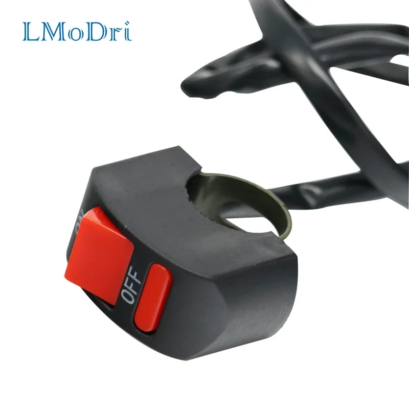 

LMoDri Universal Motorcycle Handlebar Fog Light Switch Motorbike Headlight Switch ON/OFF Button Light Switch Moto Accessory