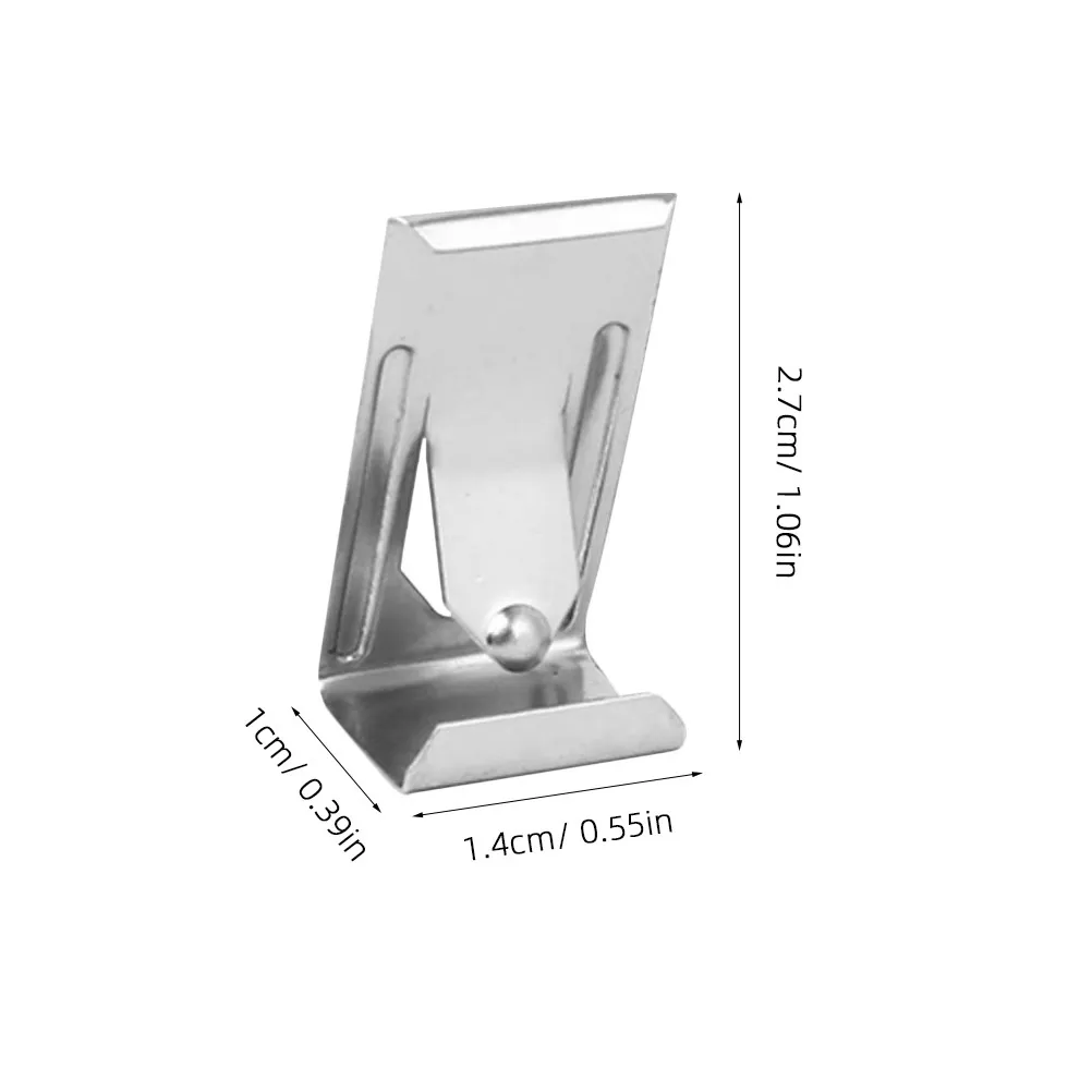 50Pcs Picture Frame Hook Metal Spring Turn Clip Reliable Photo Frame Clip Hanging Tool Picture Hanger Hanging Hook