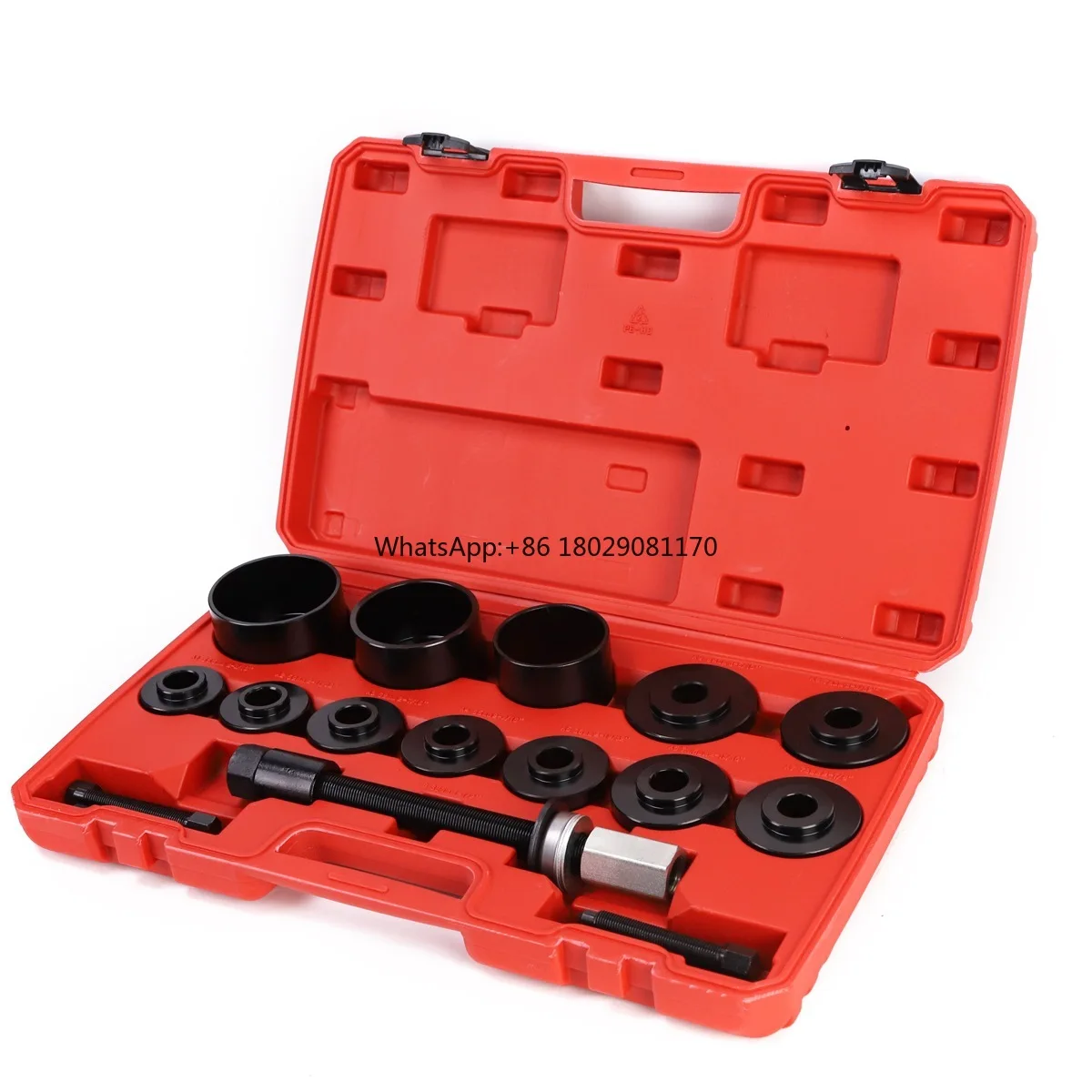 19Pcs Bearing Removal Tools Set Front Wheel Bearing Disassembly and Assembly Tools Kit Automotive Workshop Repair Tool