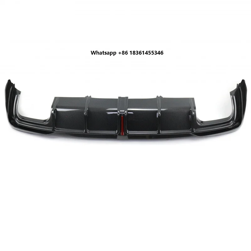 

For A4L 2020-2023 High Quality Carbon Fiber Rear Diffuser Lip Trunk Spoiler