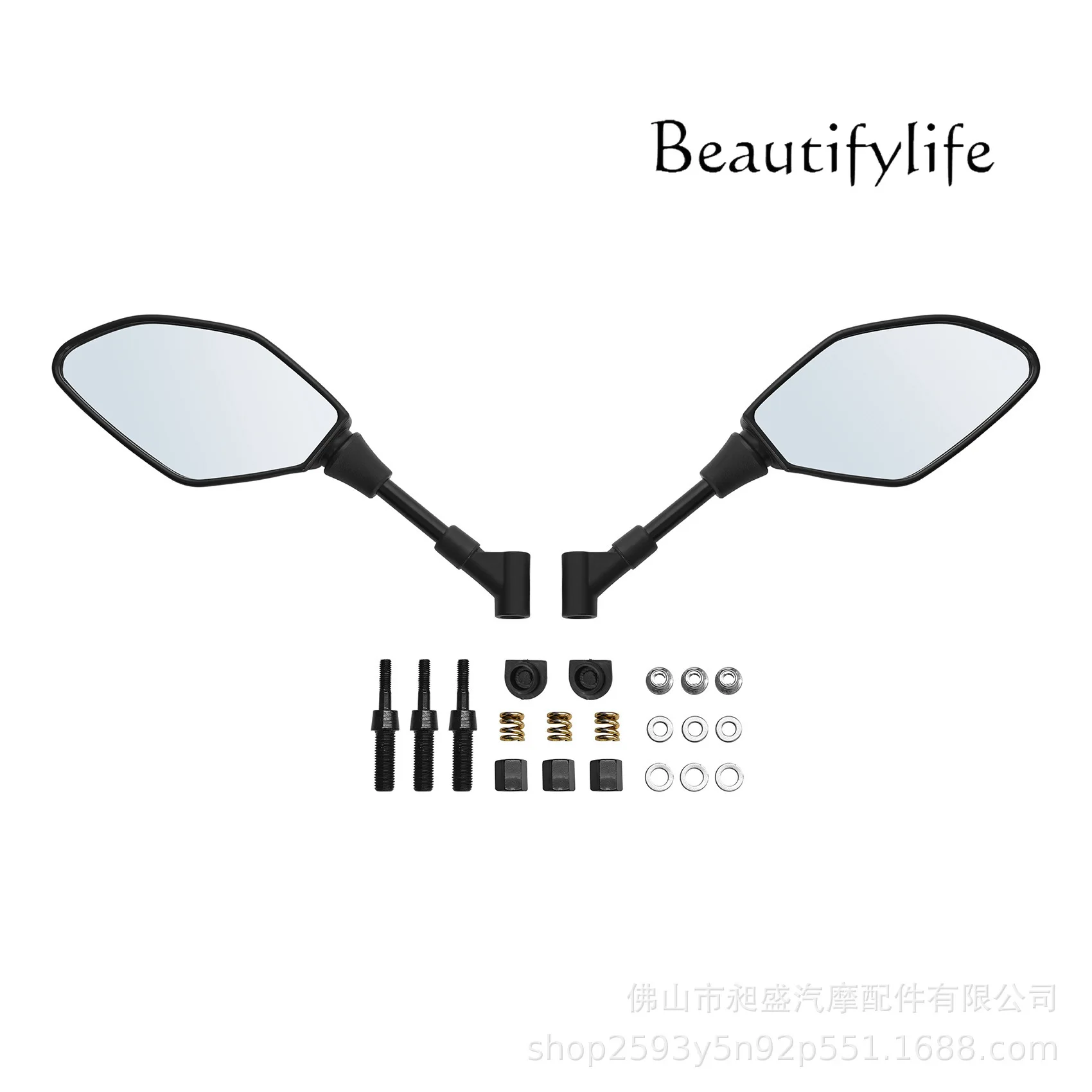 LJY is suitable for MT09 rearview mirror modification 14-24 motorcycle reflective reversing auxiliary mirror accessories