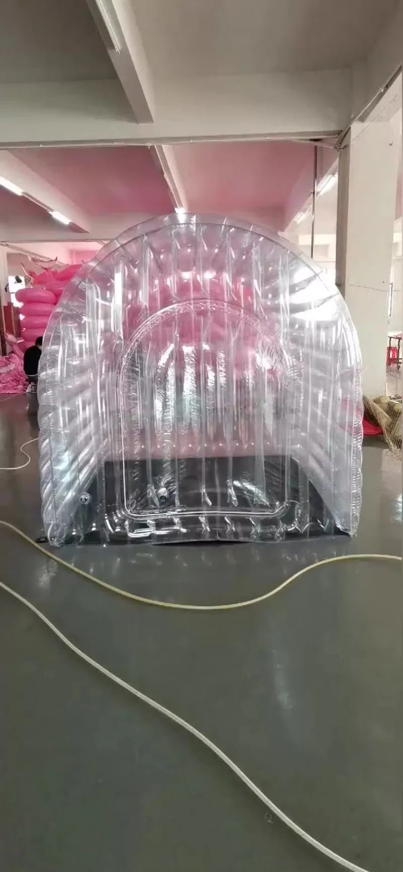 فيلم التضخم الزراعي الشفاف الدفيئات الزراعية مخصصة صغيرة PVC نفخ الدفيئة للمبيعات #5