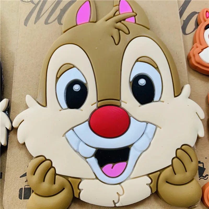 Disney Chip Dale Anime Luggage Tags Cartoon Suitcase Tag Travel Accessories Bag Holder Label Birthday Gift