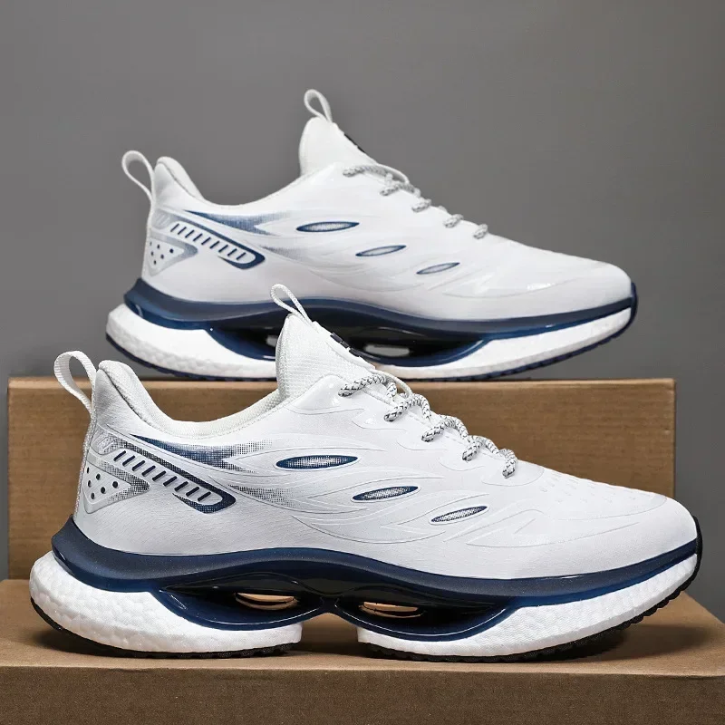 Men Mesh Breathable Running Shoes Carbon Plate Cushioning Sports Training Jogging Shoes Sneakers Comfort Tennis Shoes Men2025