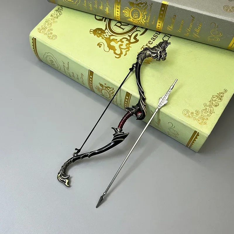 

18cm Wo Long: Fallen Dynasty Game Replica Flying General's Bow Metal Weapon Model Lu Bu 1:6 Action Figure Accessory Collectible