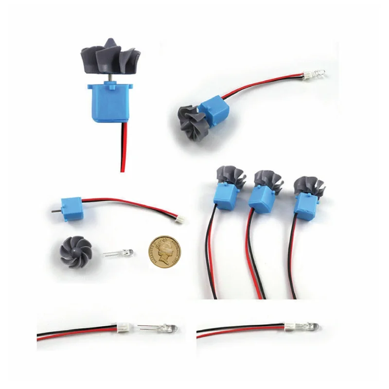 Mini Wind Turbines Generator Hydraulic Water Generator Teaching DIY Kit Test