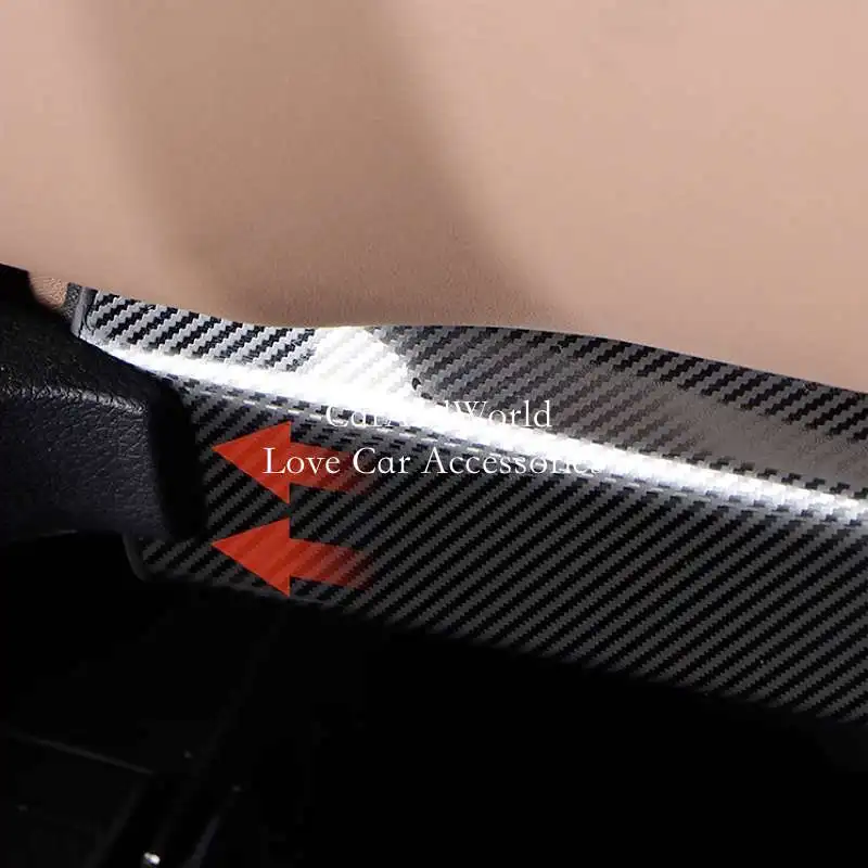 Stainless Steel Sticker Seat Back Anti Kick Plate Frame Cover Trims Car Accessories 34.5cm For NIO EC6 ES6 ES7 ES8 2019-2022