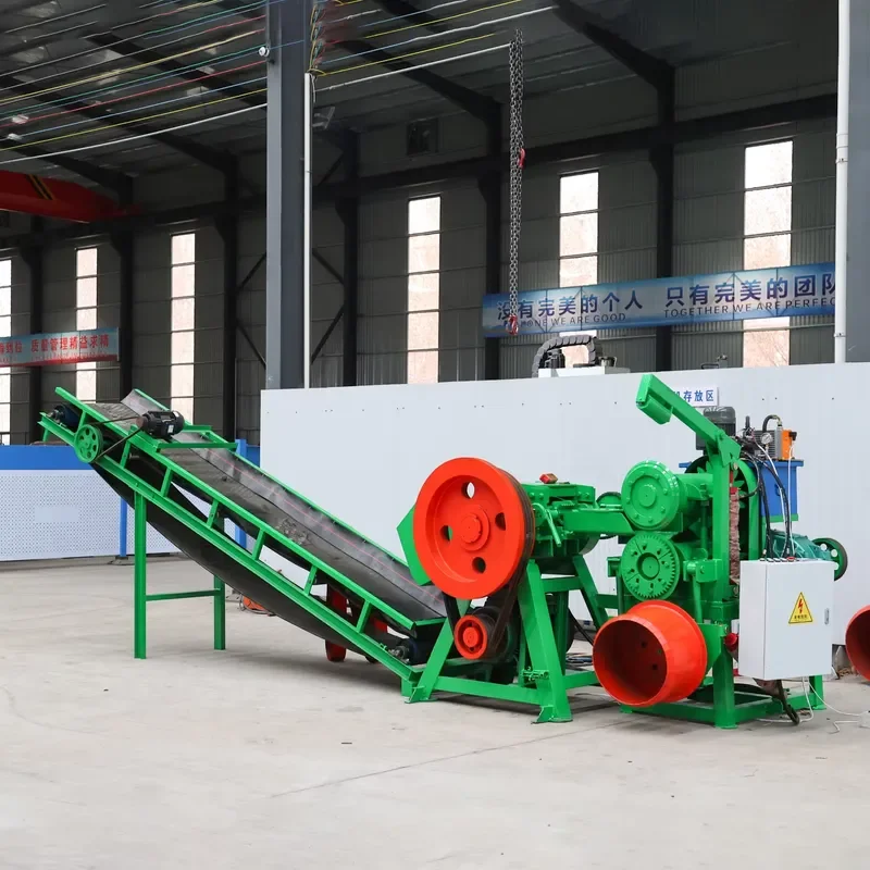 

Crusher Hot Sale Automatic Waste Tyre Cutting Machine / Tire Strip & Block Cutter Machine / Tire Recycling Machine