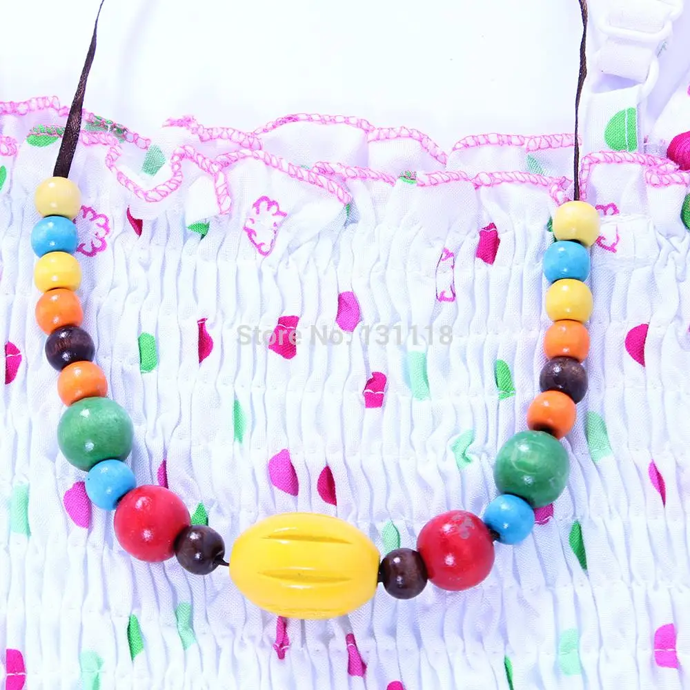 Free girft Necklace 2-11years Children Girls Dresses Long Dress Kids Beach Dresses Bohemian Sundress Big Teenage Girls Costumes