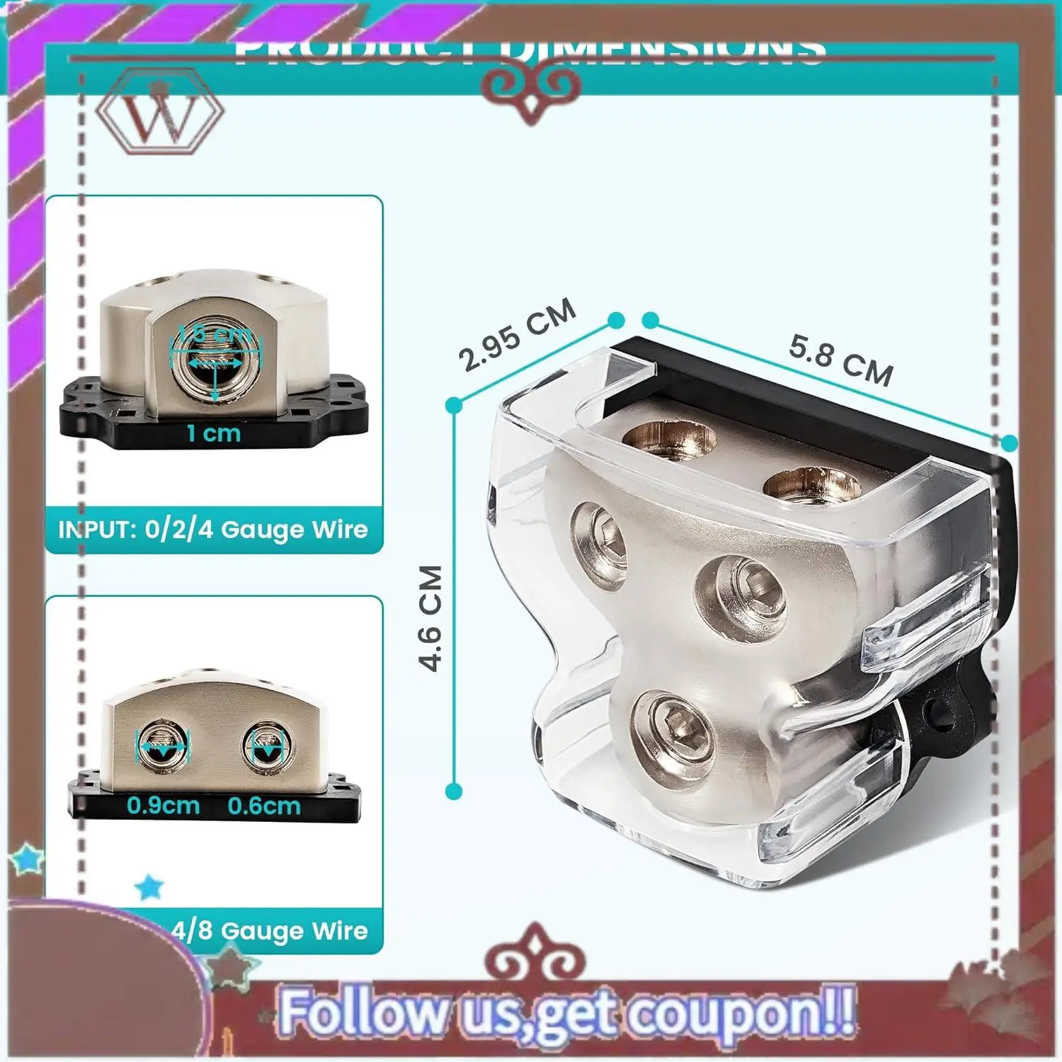 A57E-2PCS Power Dis… - image