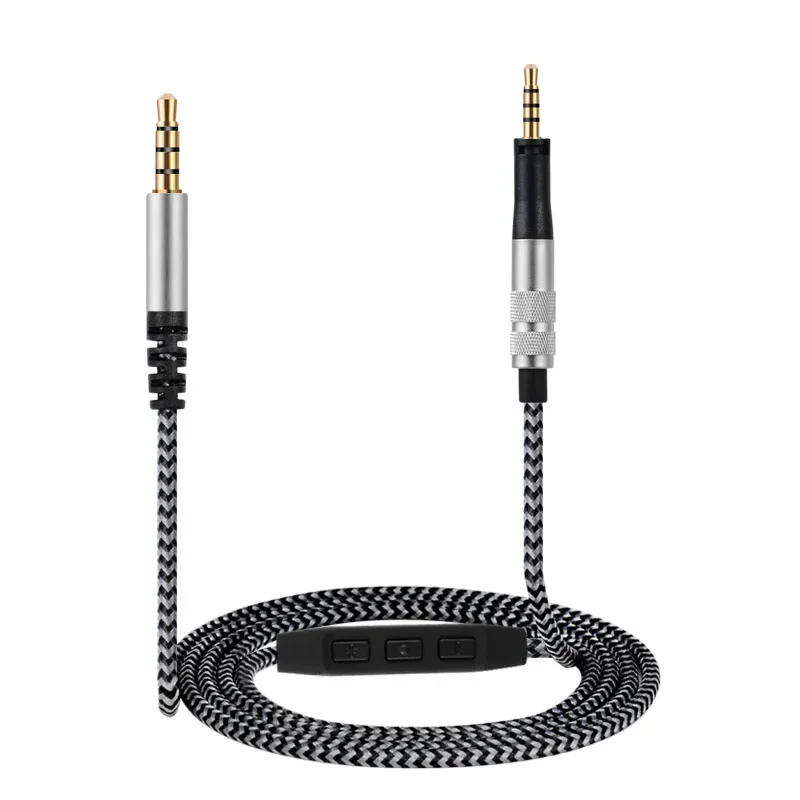 Ersatz-Audio kabel 3,5mm bis 2,5mm Headset-Kabel für Sennheiser HD 4,30 HD 4,40 BT HD 4,50 Btnc HD400s Wireless-Kopfhörer