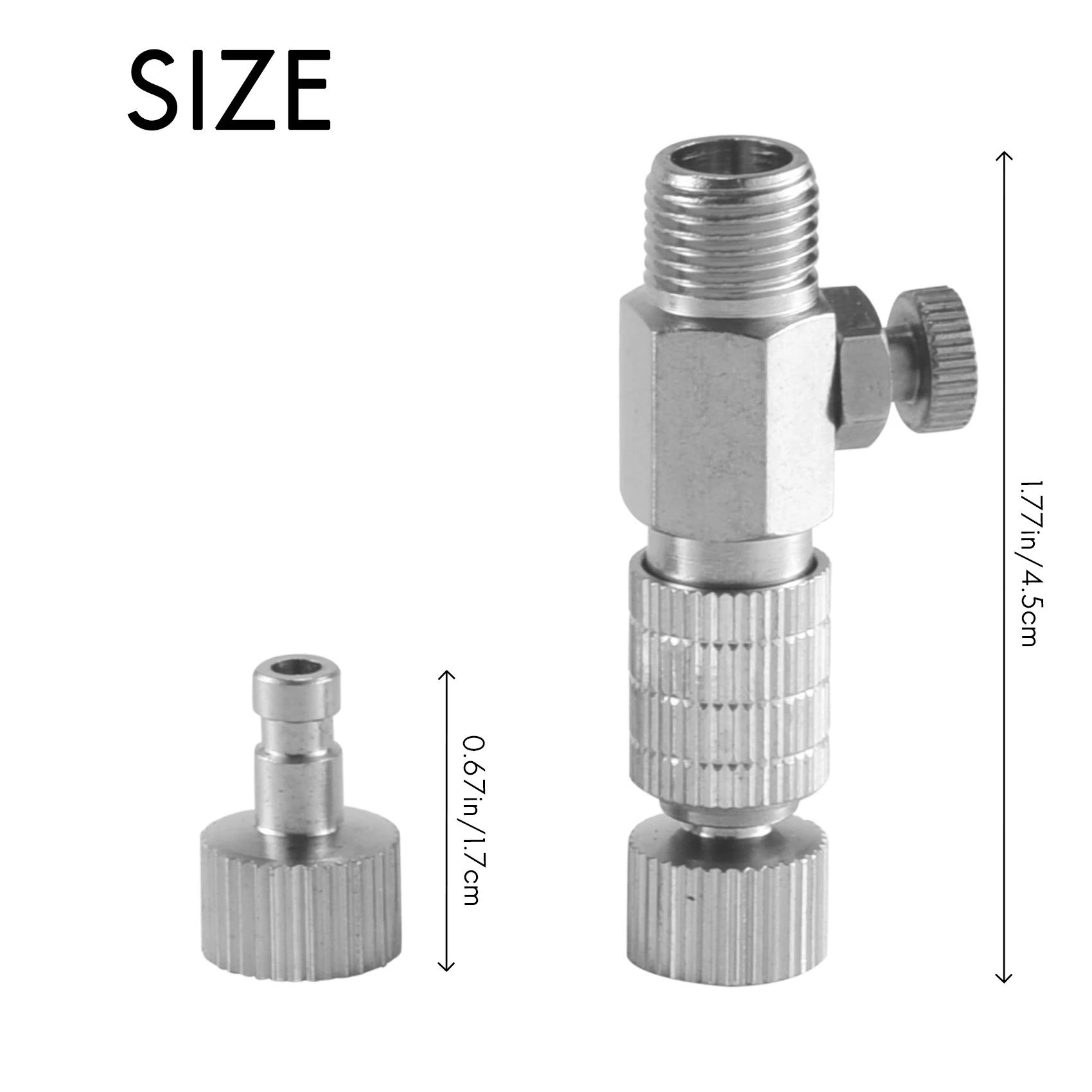 Juego de adaptadores de aerógrafo de 16 piezas, adaptador de aerógrafo, Conector de liberación rápida, herramienta de limpieza por pulverización para compresor de aire