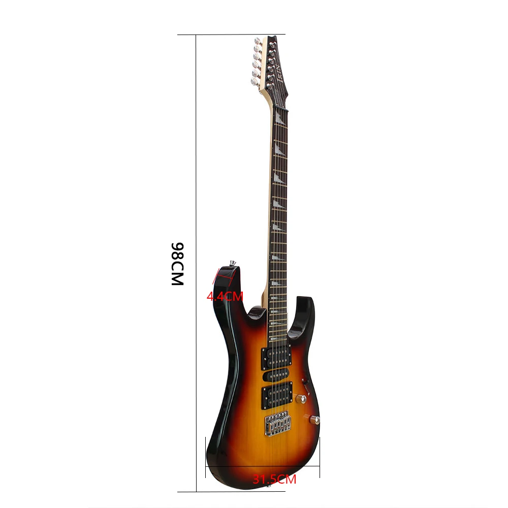 6 Strings 24 Frets Electric Guitar Maple Body Electric Guitar Guitarra With Bag Speaker Necessary Guitar Parts & Accessories