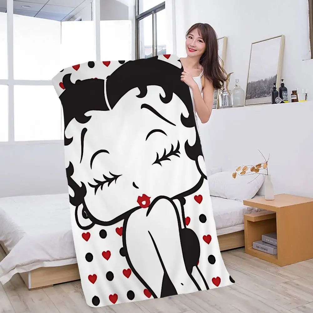 Hot Cartoon B-Betty B-BoopES Big Microfiber Beach Towels Quick Dry Towel Sand Beach Towels Pool Towel for Travel Swim Pool Yoga