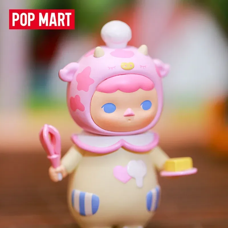 Pop martucky elf leite bebê série caixa cega brinquedo boneca estilo determinado bonito original anime ornamentos de mesa personagem presente