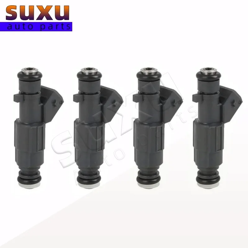 1/4 PCS OEM 0280155843 Fuel Injector Nozzle for Citroen Peugeot Renault Clio Megane 1.4 1.6v