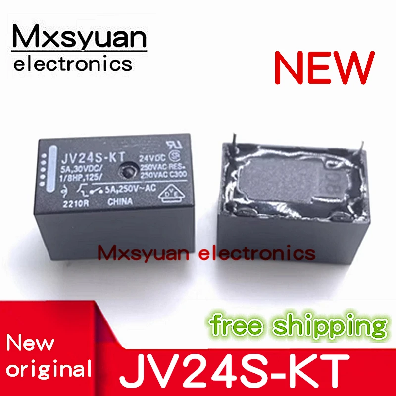 5PCS~50PCS/LOT JV24S-KT 5A 24V DIP-4 100% New original