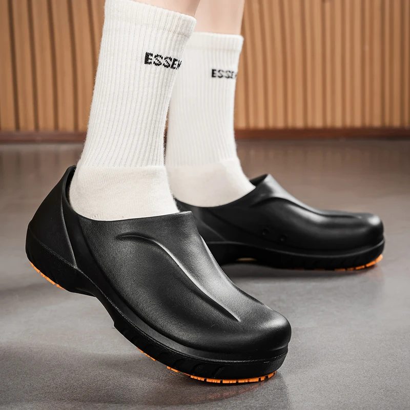 

Мужские летние сандалии из ЭВА с противоскользящей подошвой, водонепроницаемые, маслостойкие, для поваров и работы на кухне