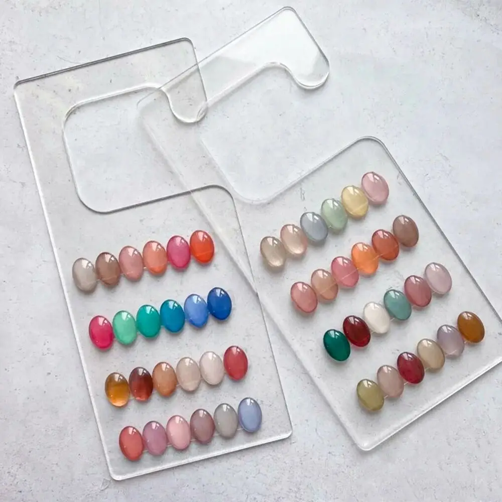 Ferramentas de manicure suporte de ponta de unha decorações placa de exibição de arte de unha gancho acrílico prateleira de exibição de unhas falsas cabide