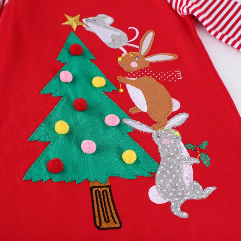 Jumping Meters 2-7T Weihnachtsgeschenk Langarm Prinzessin Mädchen Kleider Party Kinder Kostüm Herbst Winter Kleinkind Kleidung Kleider – Detail 9