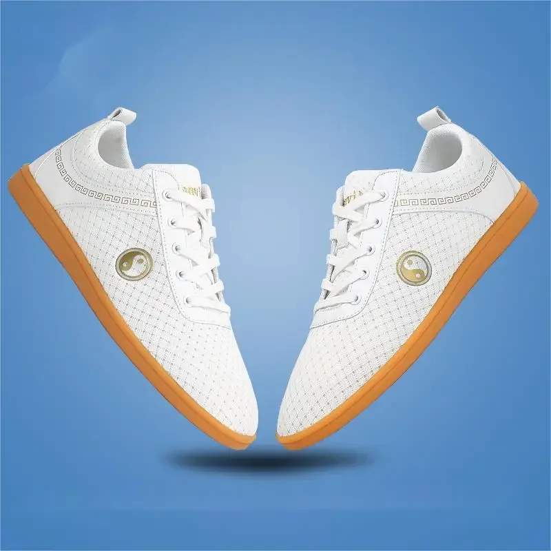 2025 جديد إمرأة فنون الدفاع عن النفس أحذية الصيف تنفس تاي تشي أحذية الكاراتيه التايكوندو أحذية تدريب منخفضة أعلى الرجال الكونغ فو أحذية رياضية