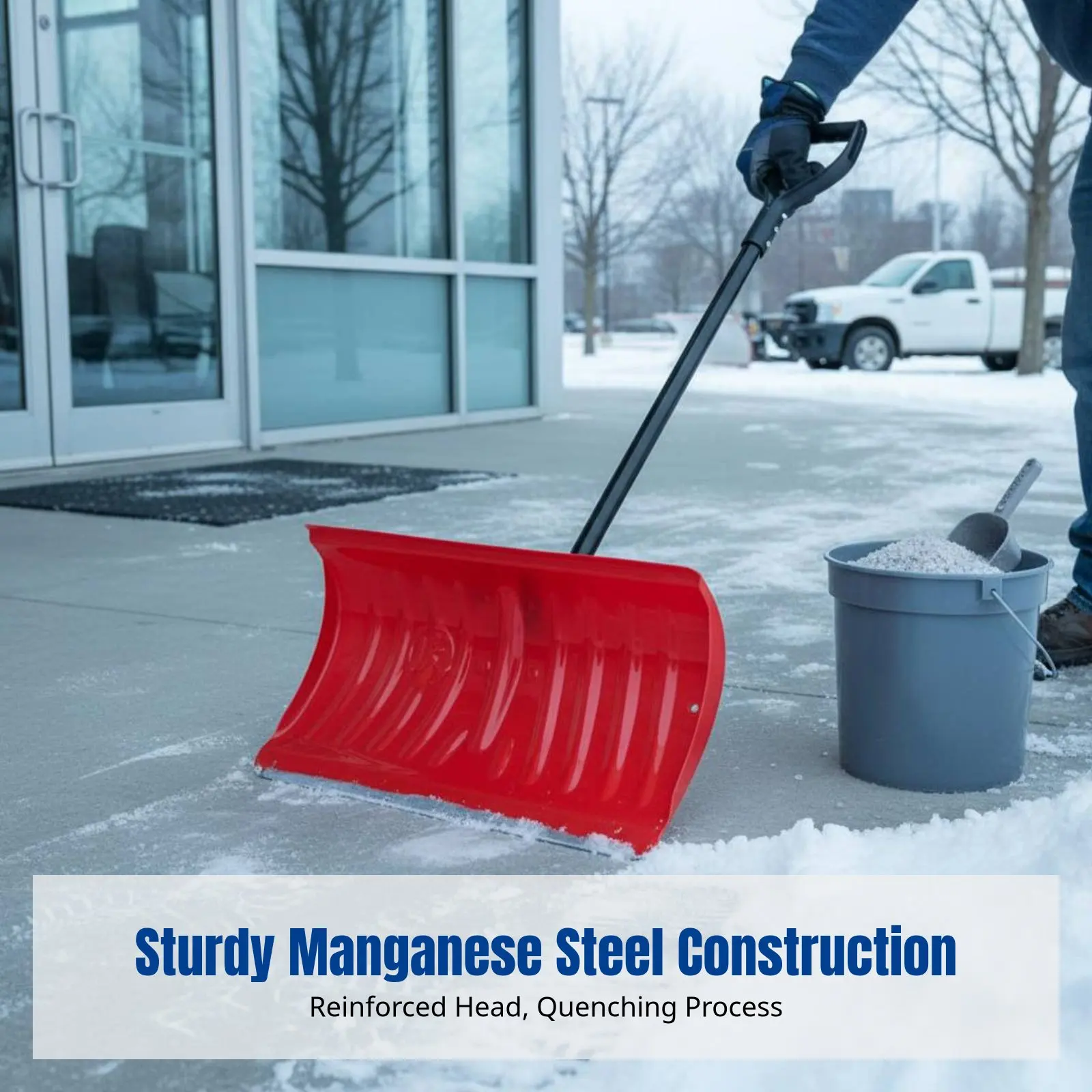 

Доска для удаления льда из марганцевой стали, легкий инструмент для очистки зимних дорожек для работников