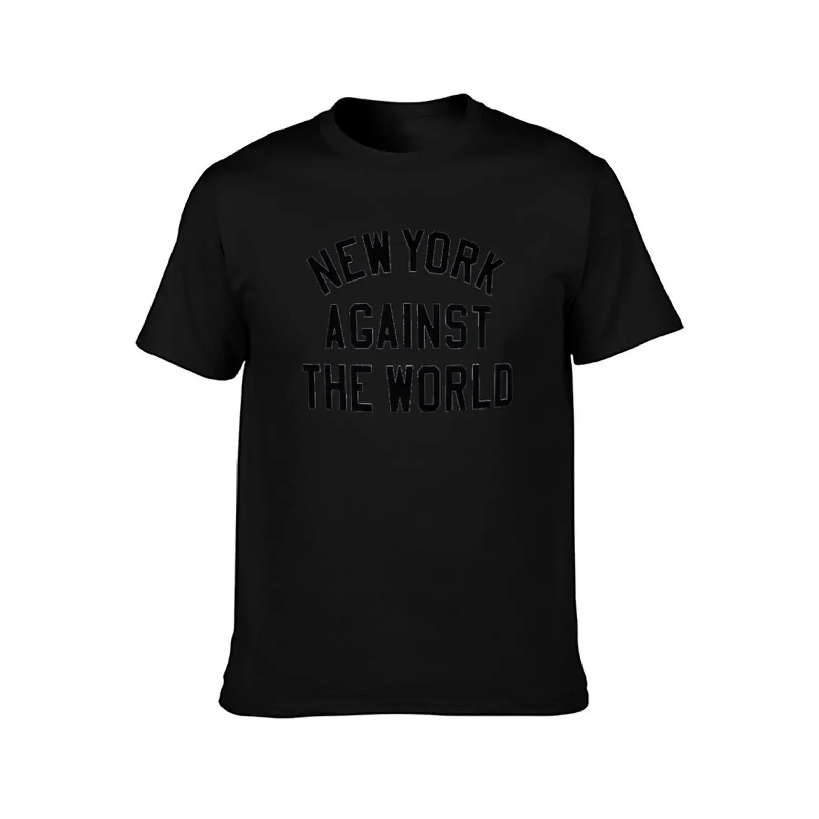 New York Against The World T-Shirt tops sports fans mens graphic t-shirts big and tall