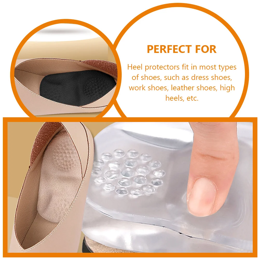 

3Pairs Gel Heel Cushions Inserts Women Shoes Back Heel Protection Blisters Pads Shoe Accessories Blister Prevention for Heels