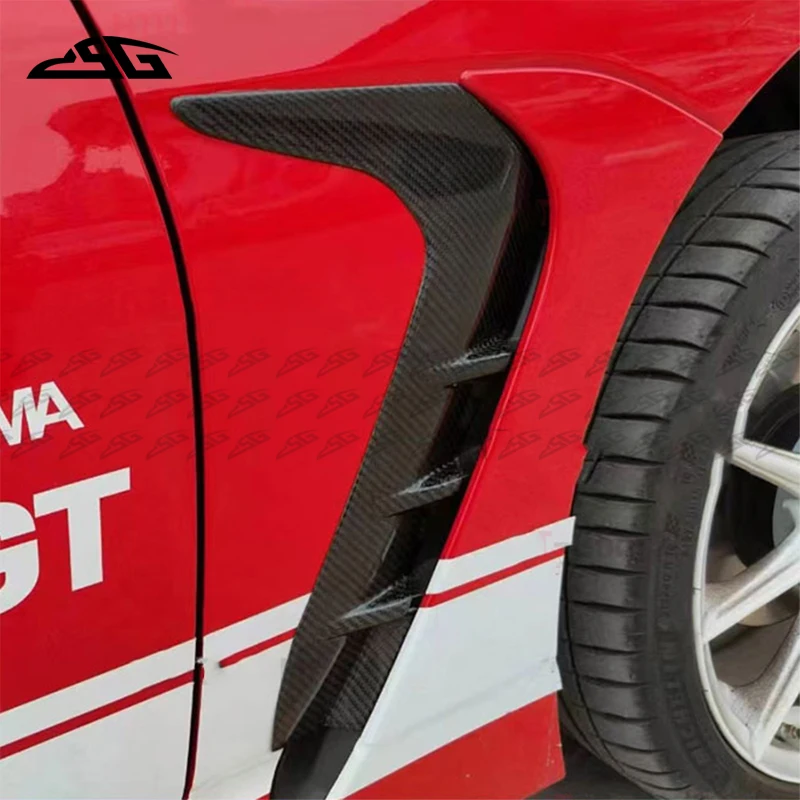 

For Toyota GR86 Subaru BRZ ZN8 ZD8 2020+ Carbon Fiber Side Fender Air Intakes Vent Frame Cover Splitter Trim Body Kit
