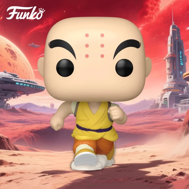 

Genuine Edition FUNKO POP Dragon Ball: Krillin Anime Action Desktop Decoration Ornament Model Toys Collectible Model