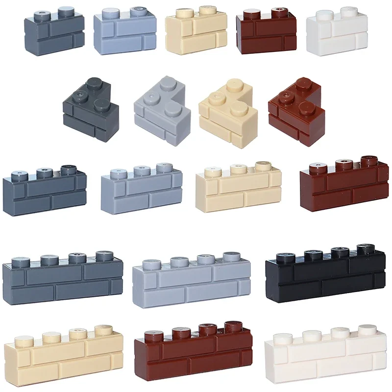 Thick Wall Bricks DIY Building Blocks Figures City MOC Educational Creative Toys for Children Size Compatible with All Brands