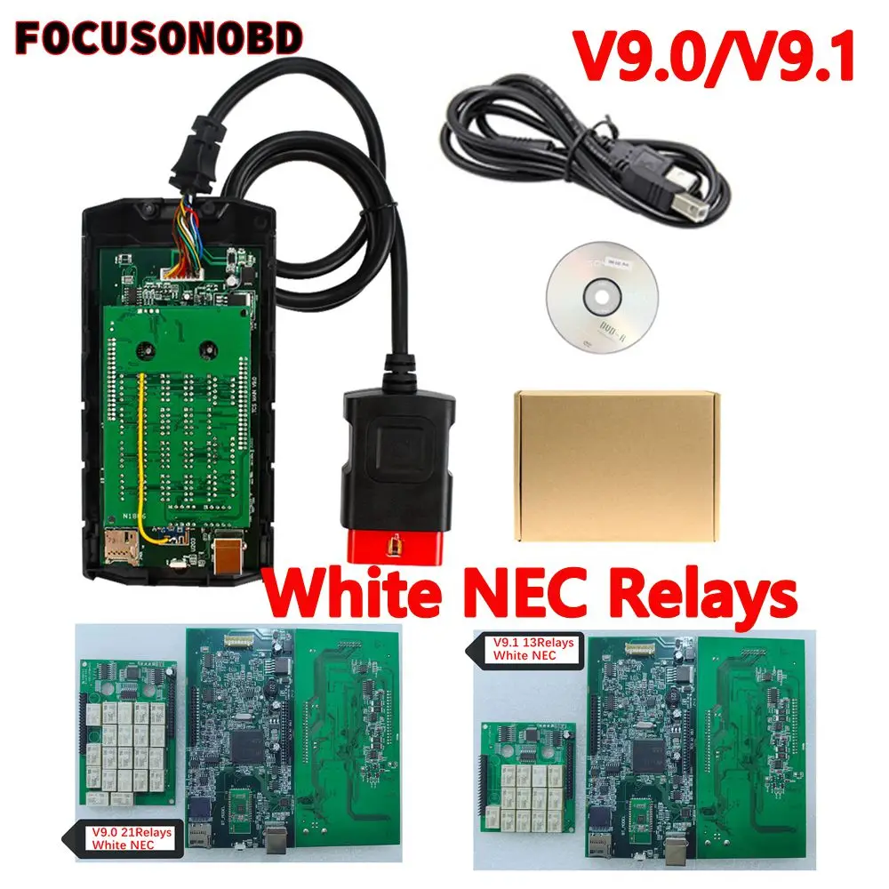 NOUVEAU V9.0 V9.1 Double PCB Bluetooth VD150 2021.11 avec Keygen pour TCS Pro Multidiag Outil de diagnostic OBD OBD2 Scanner pour voitures et camions