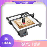 LONGER RAY5 10W Laser Engraver, 0.06x0.06mm Laser Spot, Touch Screen, Offline Carving, 32-Bit Chipset, WiFi Connection 400x400mm