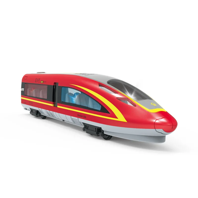 High Speed Railway Fuxing Toys Model Car  Alloy High-speed Train Model with Light Sound Toy for Child Birthday Gifts B217