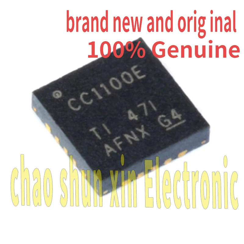 Cc1100Ergpr Brand New Genuine Silk Screen Cc1100E Package Vqfn-20 High Performance Radio Frequency Transceiver Chip