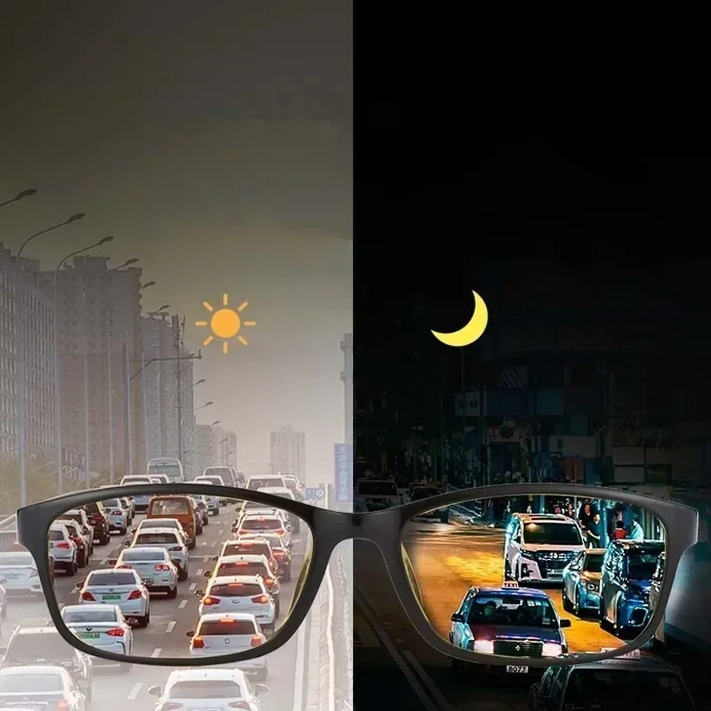Vintage Women Men\'s Anti-Glare Driving Night Vision Minus Glasses Ultralight Square Frame Eyeglasses Retro Myopia Eyewear To-4.0