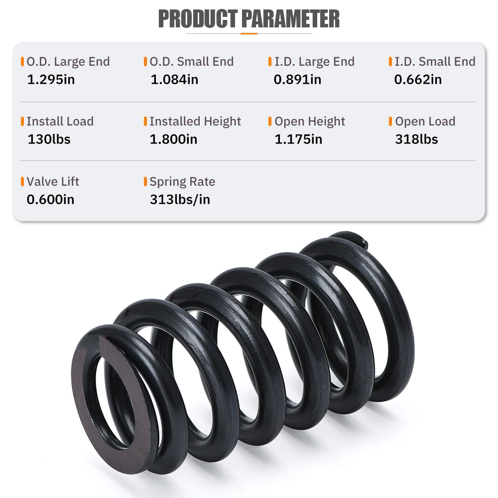 16 Pieces Brand New 1218 Drop-In Beehive Valve Spring Kit for all LS Engines - 600" Lift Rated