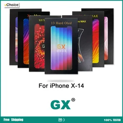 GX LCD Display For iPhone X XS XR 11 11ProMax 12 12Pro 12pro Max 13 Touch Screen Digitizer Assembly Support True Tone