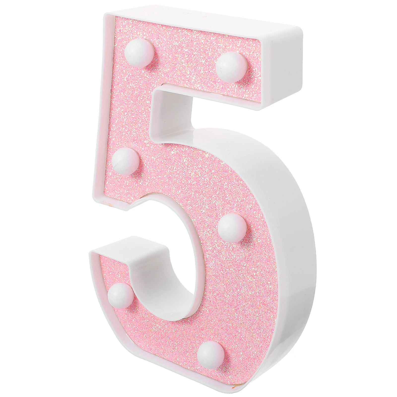 

Led 5 Sign Plastic Up Number Night Light For Bedroom Party Festival Led Number Sign Light Christmas Decoration