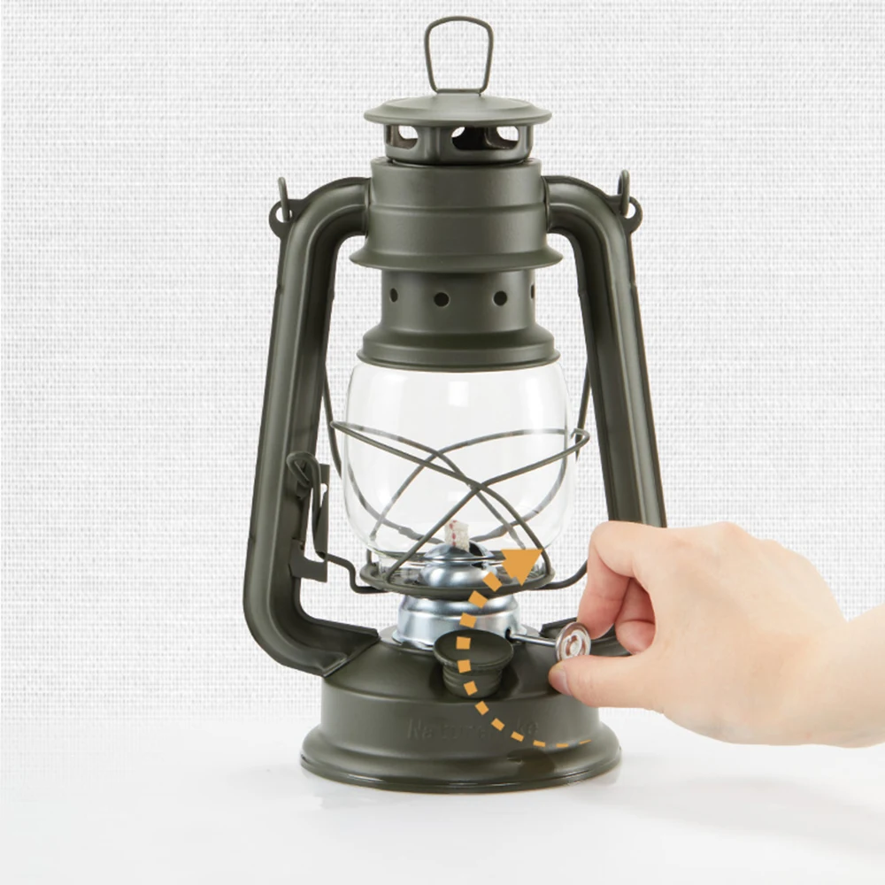 Naturehike Camping Kerosene Lamp Outdoor Picnic Atmosphere Lamp Portable Lantern Light Ultralight Camping Lighting Hanging Lamp