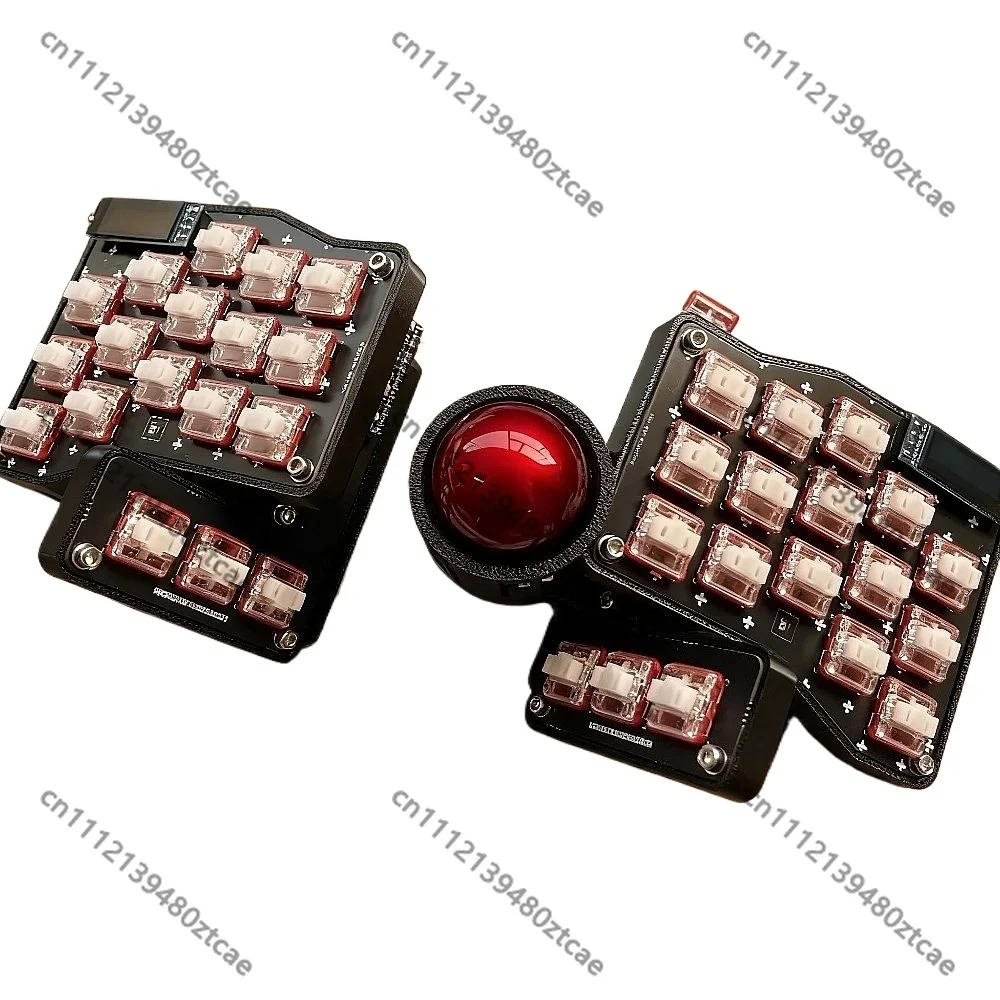 3×5 3×6 Split Wireless Keyboard Kit Hotswap Low Profile Choc Switch Trackball Gaming Keypad