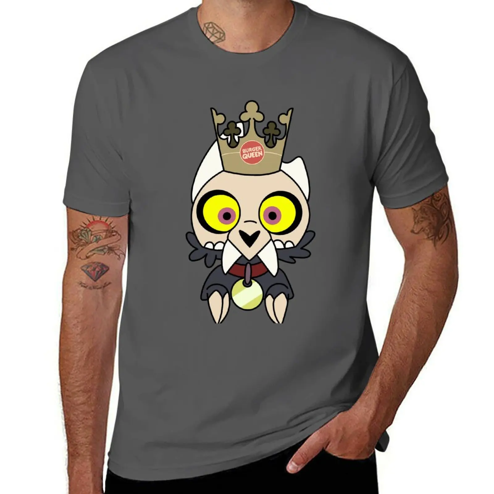 

King the Burger Queen T-Shirt Clothing custom t shirt heavyweights mens graphic t-shirts anime